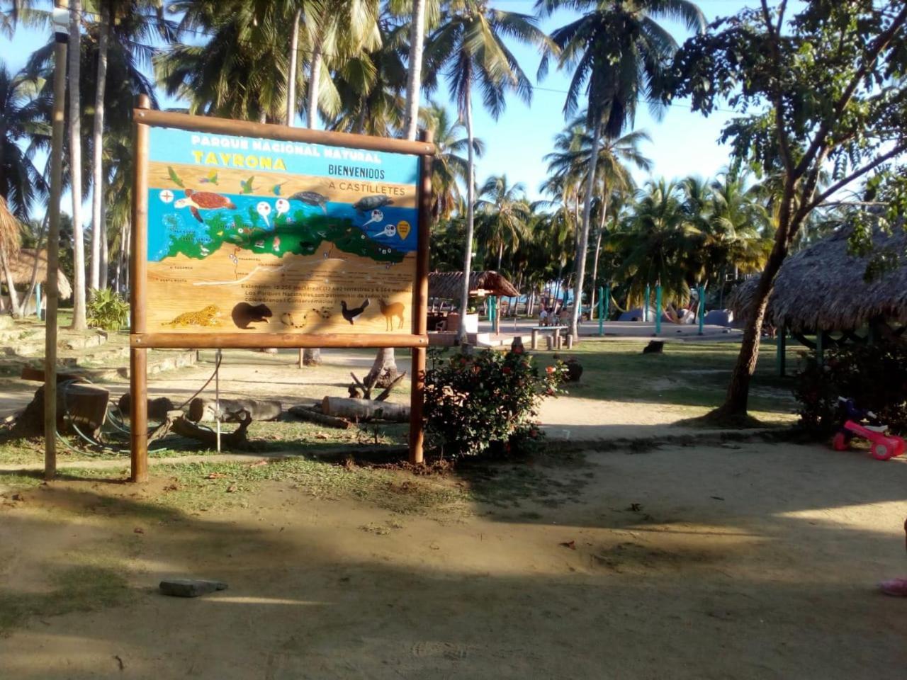 Camping Castilletes Parque Tayrona Bed and Breakfast El Zaino Esterno foto